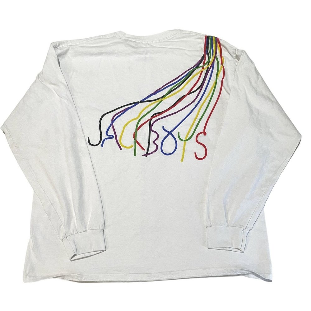 Travis Scott‎ JACKBOYS Cord Cutters Cactus Jack Long Sleeve T Shirt Size Large |